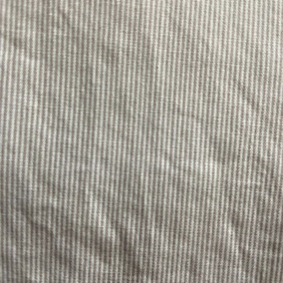 Talula Aritzia Oxford Boyfriend Fit Button up striped cotton shirt Sz XS - Picture 6 of 10